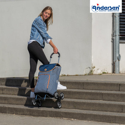 Andersen Shopper Manufaktur-Treppensteiger Scala Shopper Famke blau-www.shopping-trolley.ch-bild6