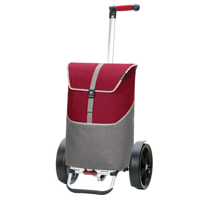 Andersen Shopper Manufaktur-Tura Shopper (Kugellagerrad 29 cm) Lasse rot-www.shopping-trolley.ch-bild1