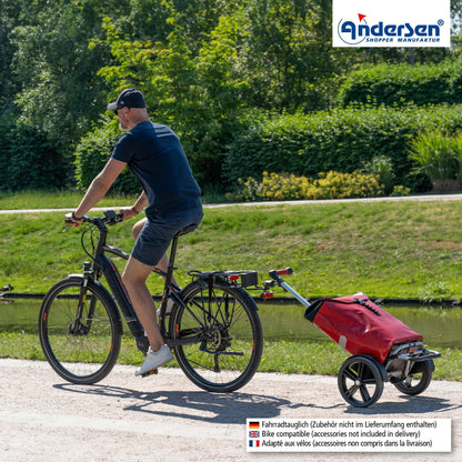 Andersen Shopper Manufaktur-Tura Shopper (Kugellagerrad 29 cm) Ortlieb rot-www.shopping-trolley.ch-bild7