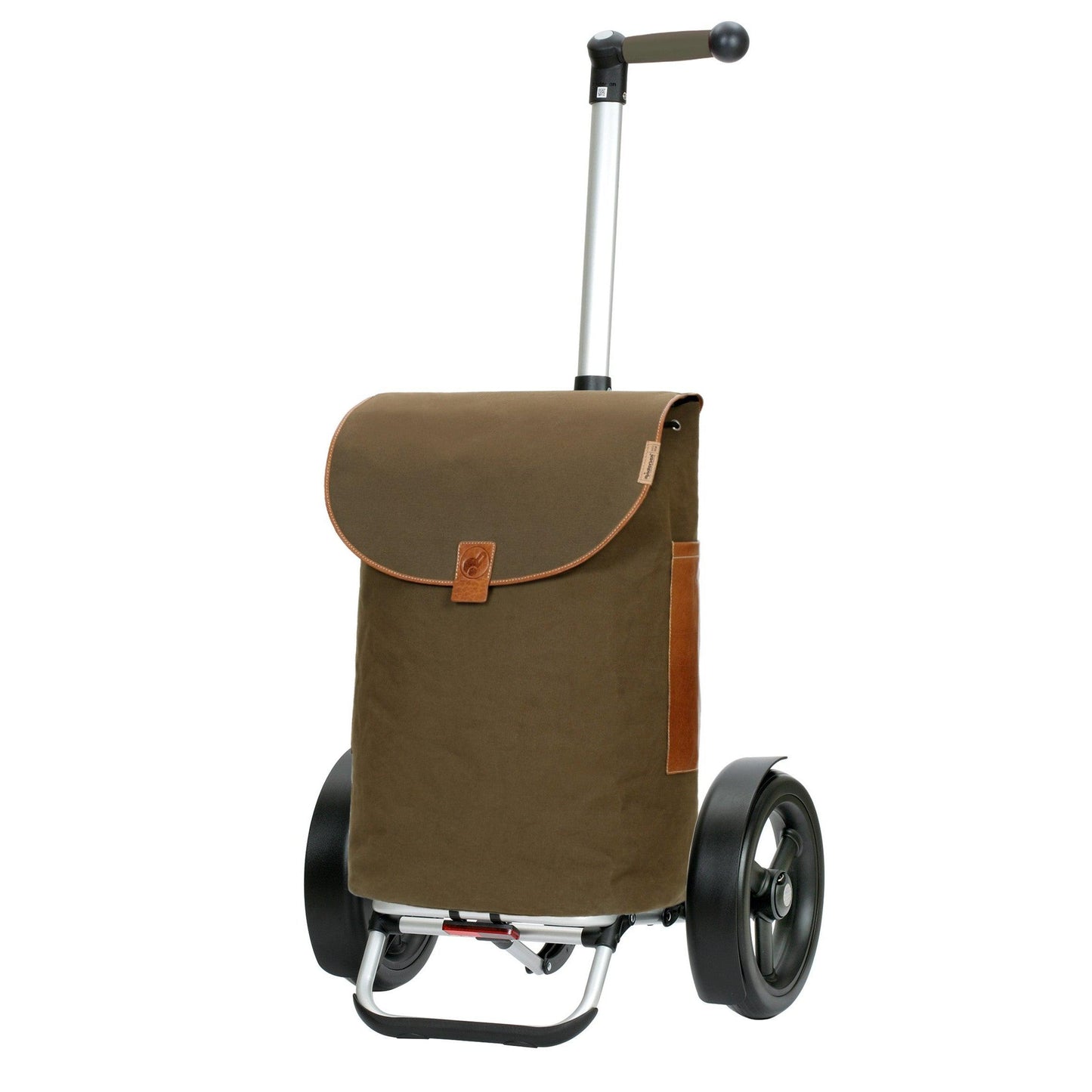 Andersen Shopper Manufaktur-Tura Shopper (Kugellagerrad 29 cm) Saira khaki-www.shopping-trolley.ch-bild1