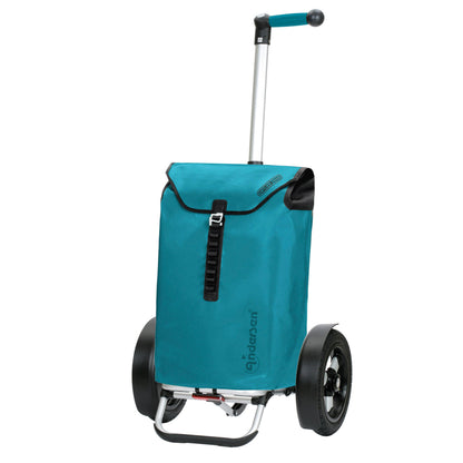Andersen Shopper Manufaktur-Tura Shopper (Luft-Kugellagerrad 29 cm) Ortlieb petrol-www.shopping-trolley.ch-bild1