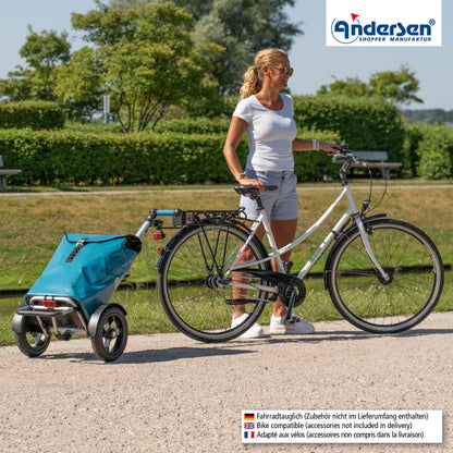 Andersen Shopper Manufaktur-Tura Shopper (Luft-Kugellagerrad 29 cm) Ortlieb petrol-www.shopping-trolley.ch-bild7