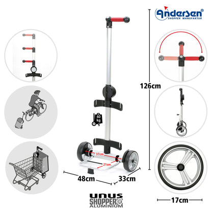 Andersen Shopper Manufaktur-Unus Shopper Eske braun-www.shopping-trolley.ch-bild2