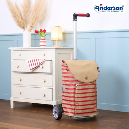 Andersen Shopper Manufaktur-Unus Shopper Eske rot-www.shopping-trolley.ch-bild7