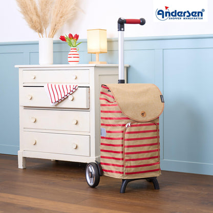 Andersen Shopper Manufaktur-Unus Shopper Fun Eske rot-www.shopping-trolley.ch-bild7