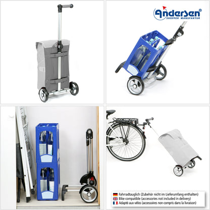 Andersen Shopper Manufaktur-Unus Shopper Fun Ipek Mo salbei-www.shopping-trolley.ch-bild5