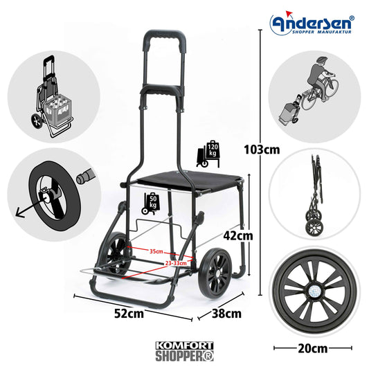 Fahrgestell Komfort Shopper