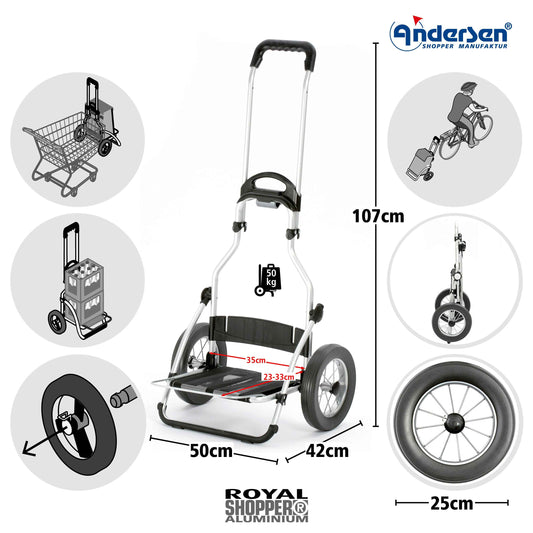 Fahrgestell Royal Shopper (Metallspeichenrad 25 cm)
