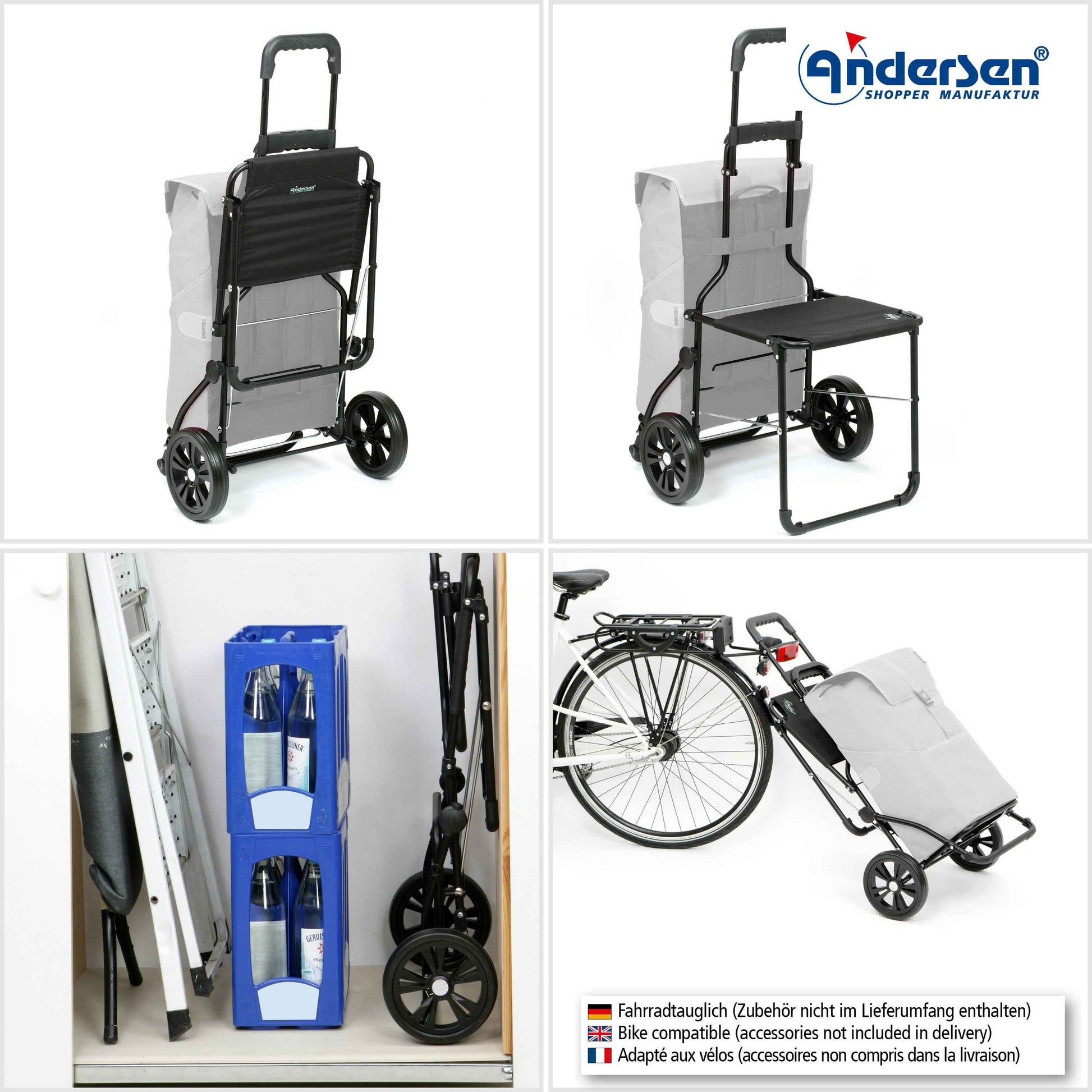 Komfort Shopper Fita - blau