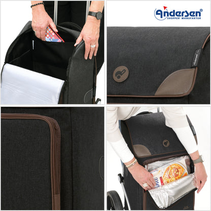 Andersen-Komfort Shopper Holk - Schwarz-shopping-trolley.ch