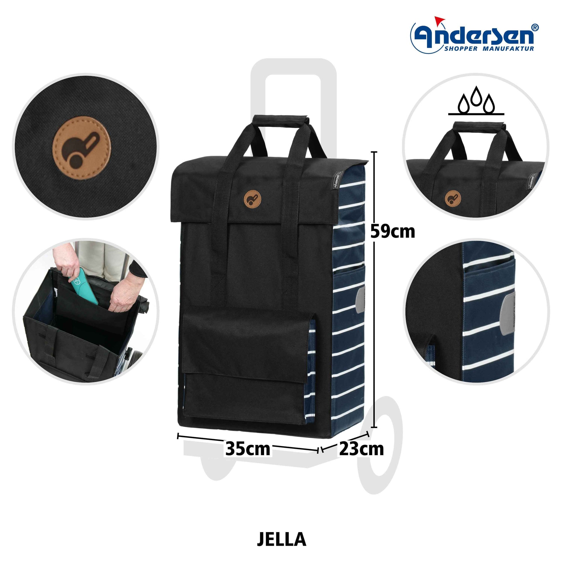 Komfort Shopper Jella - blau