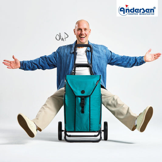 Andersen-Komfort Shopper Oli.P 3.0 - Petrol-shopping-trolley.ch