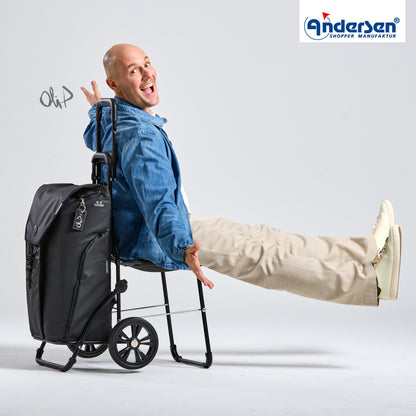 Andersen-Komfort Shopper Oli.P 3.0 - Schwarz-shopping-trolley.ch