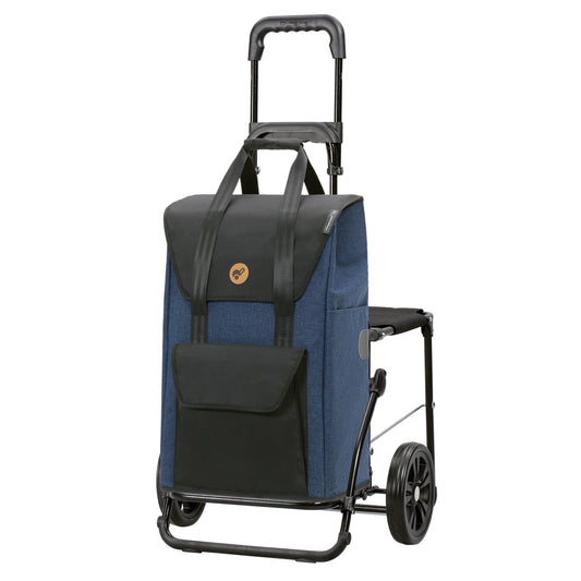 Andersen-Komfort Shopper Senta 2.0 - Blau-shopping-trolley.ch