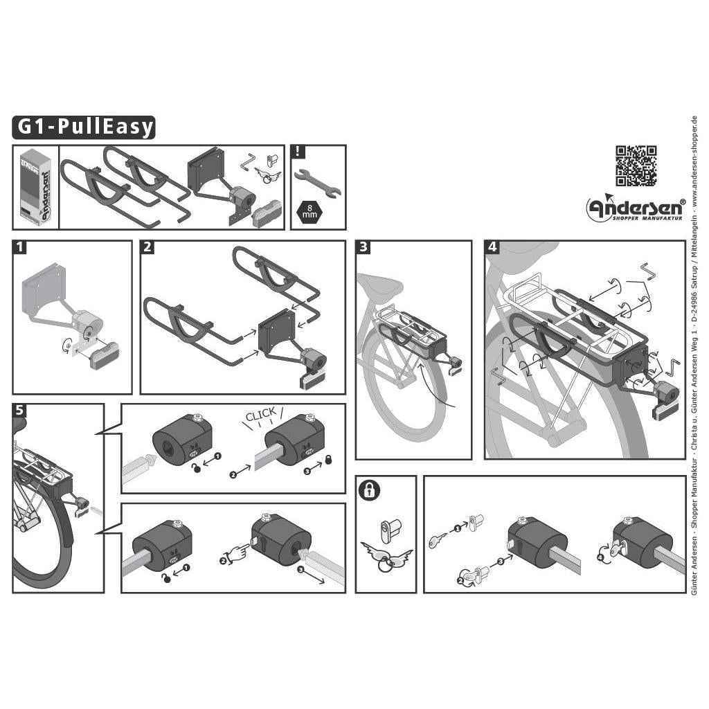 Kupplung G1-PullEasy mit Schloss (beschädigte Verpackung - keine Rückgabe)