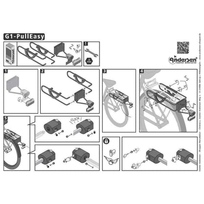 Kupplung G1-PullEasy mit Schloss (beschädigte Verpackung - keine Rückgabe)
