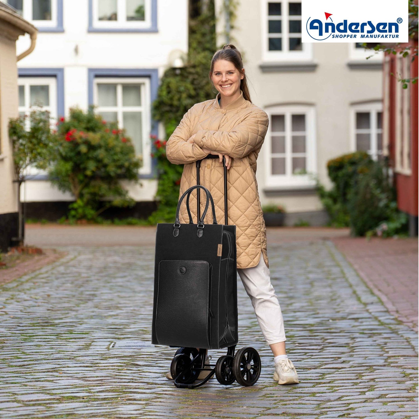 Quattro Shopper Charu - schwarz