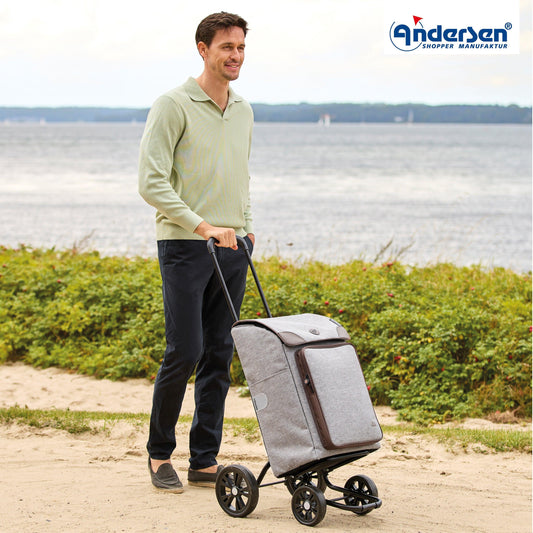 Andersen-Quattro Shopper Holk - Grau-shopping-trolley.ch