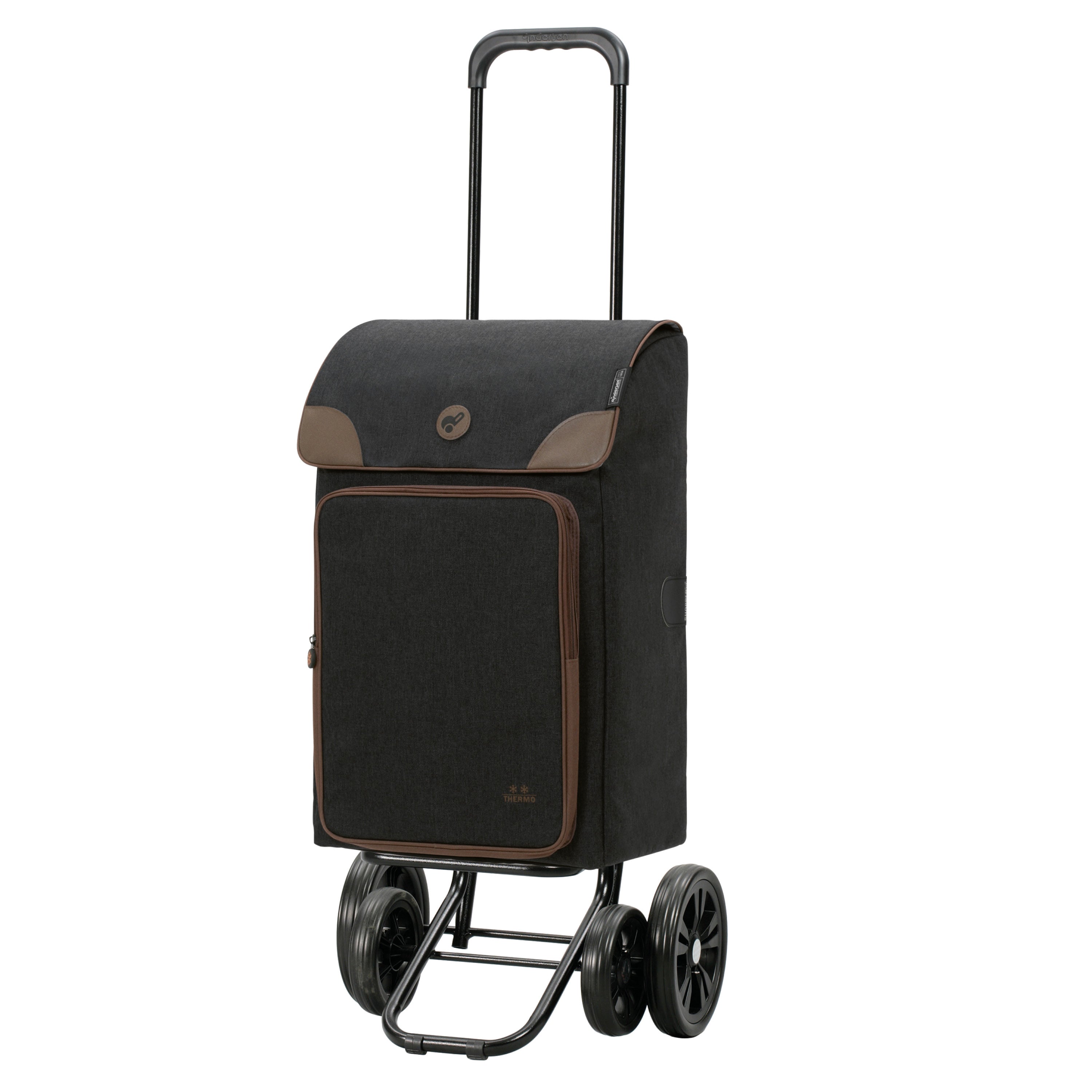 Andersen-Quattro Shopper Holk - Schwarz-shopping-trolley.ch