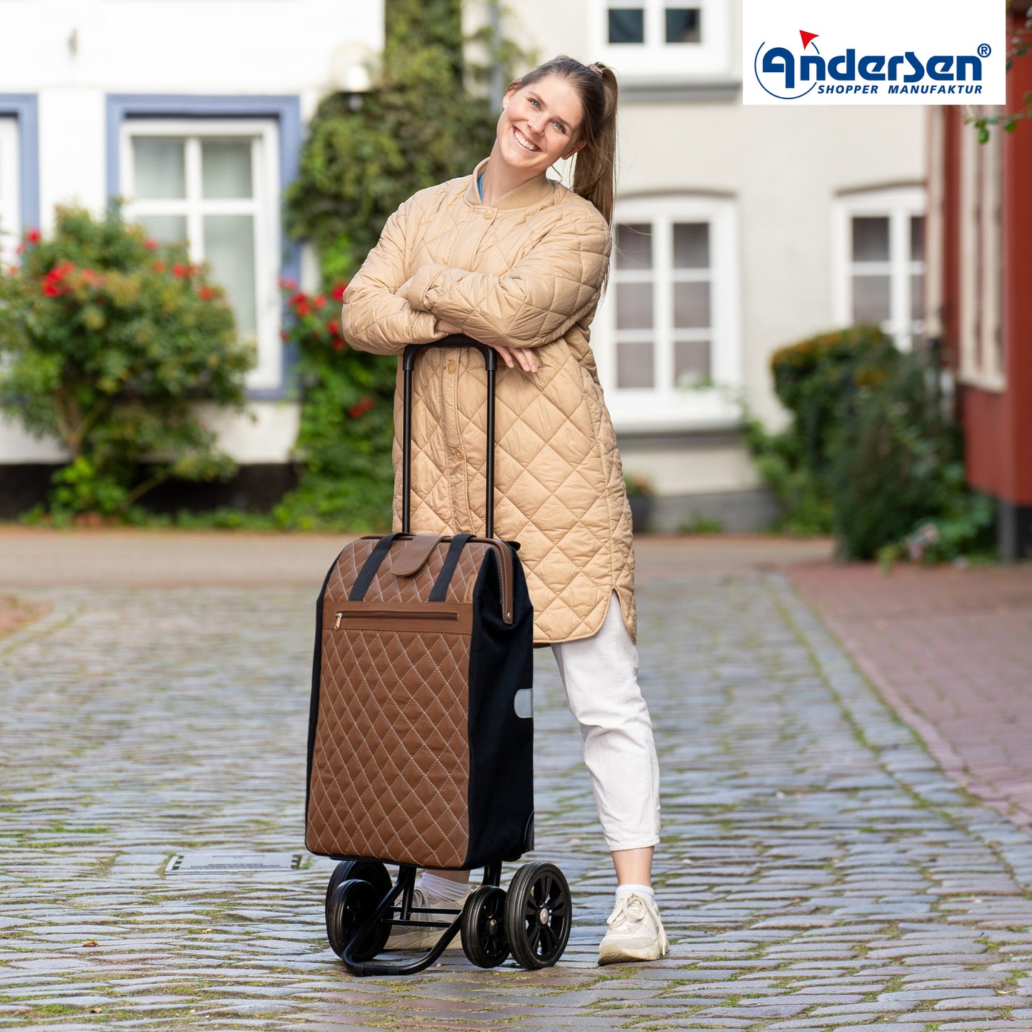 Andersen-Quattro Shopper Inra - braun-shopping-trolley.ch