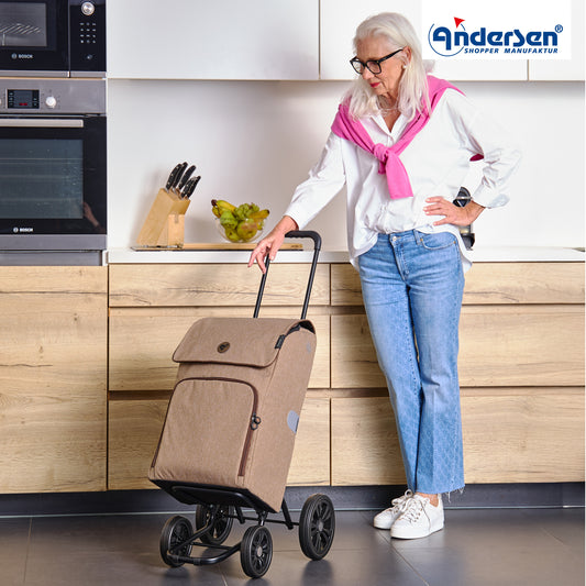 Andersen-Quattro Shopper Ipek Maxi - Sand-shopping-trolley.ch
