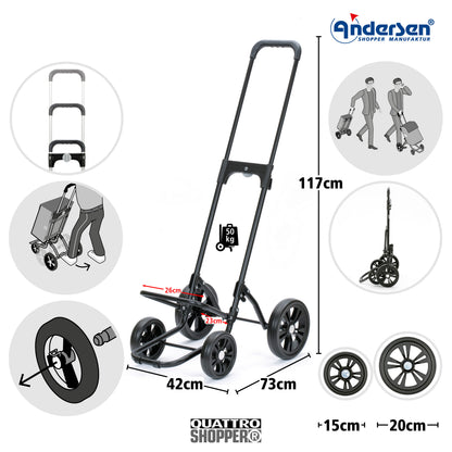 Andersen-Quattro Shopper Ipek Maxi - Sand-shopping-trolley.ch