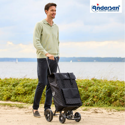 Andersen-Quattro Shopper Lisa - Schwarz-shopping-trolley.ch