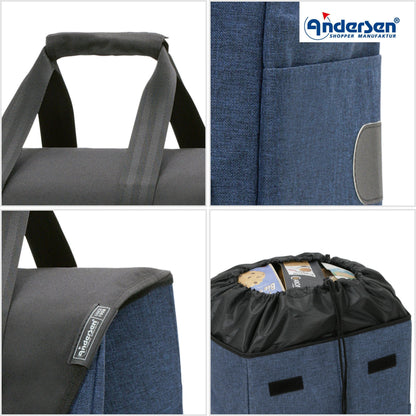 Andersen-Quattro Shopper Senta 2.0 - Blau-shopping-trolley.ch