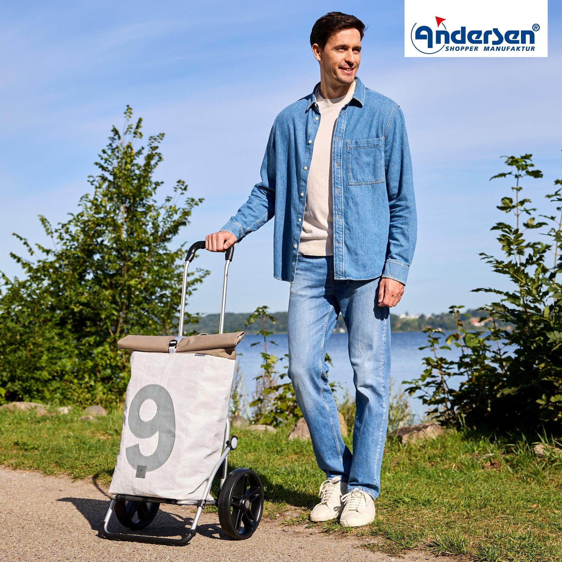 Andersen-Royal Shopper 360° Steg - 9 - Leichtlaufrad 25 cm-shopping-trolley.ch