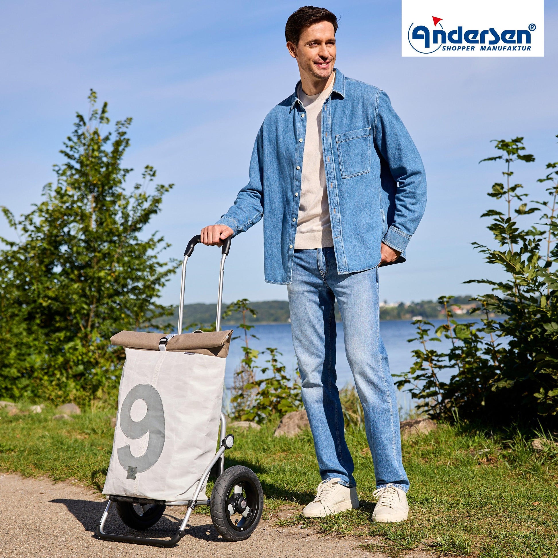 Andersen-Royal Shopper 360° Steg - 9 - Luft-Kugellagerrad 29 cm-shopping-trolley.ch