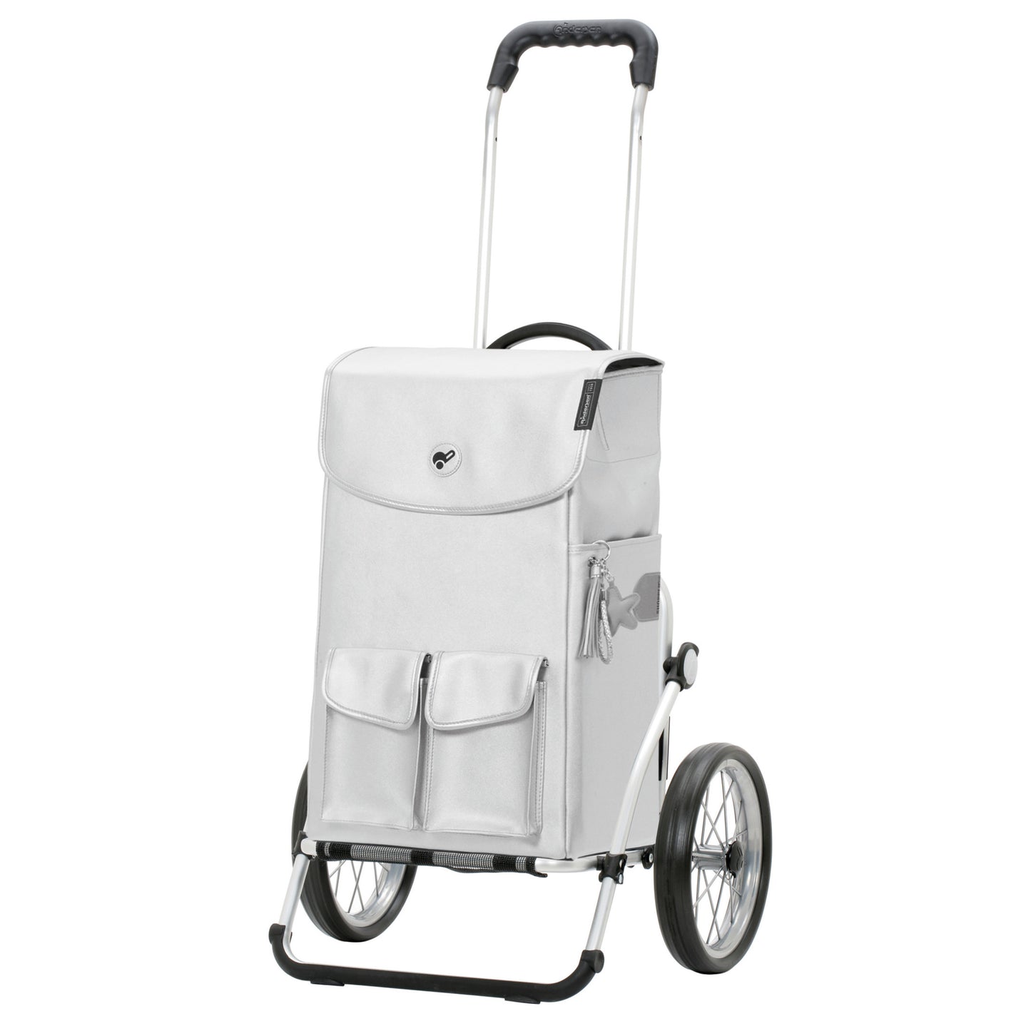 Andersen-Royal Shopper Abbo - Silber - Metallspeichenrad 25 cm-shopping-trolley.ch
