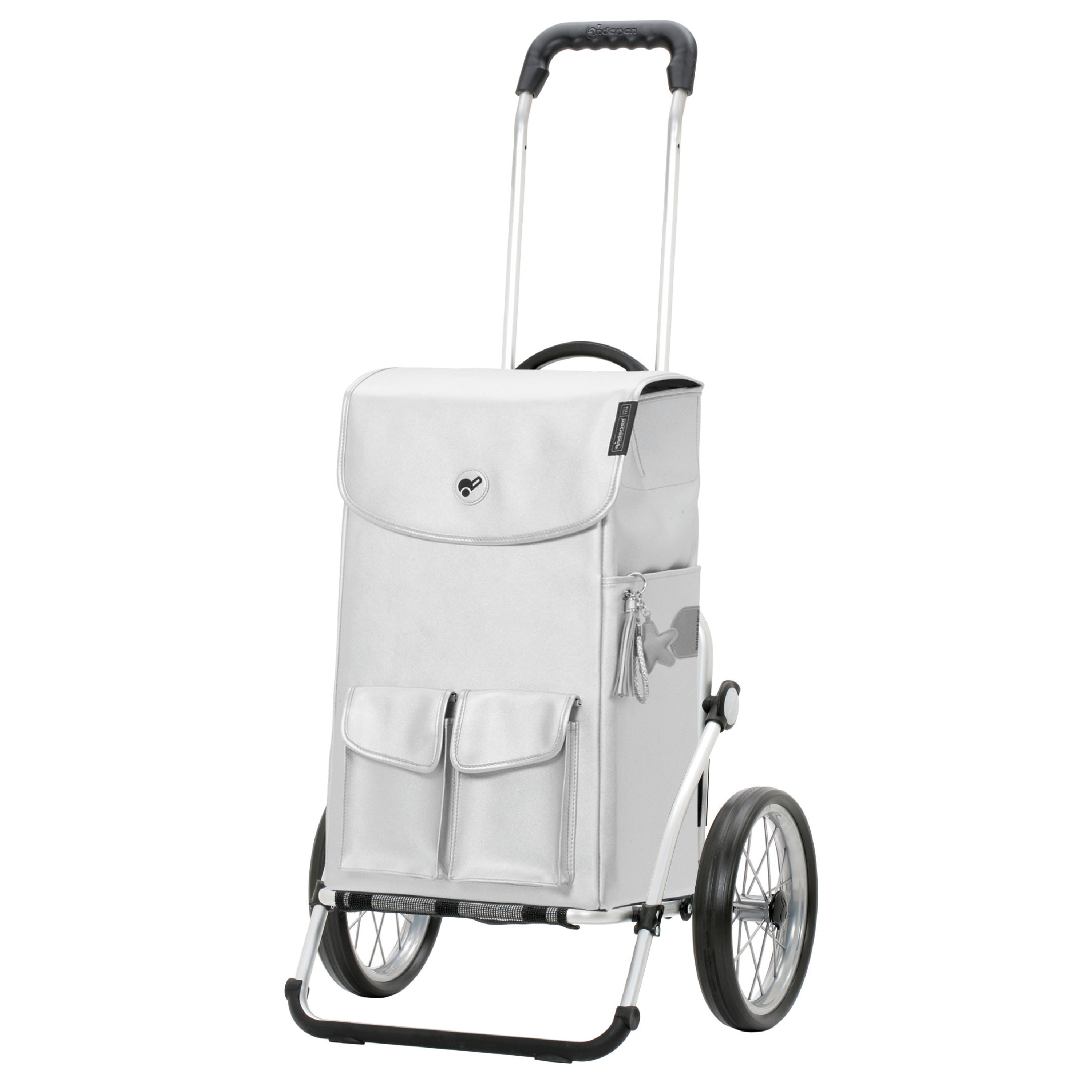 Andersen-Royal Shopper Abbo - Silber - Metallspeichenrad 25 cm-shopping-trolley.ch