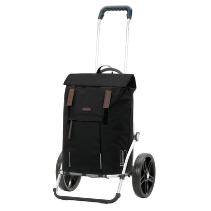 Andersen-Royal Shopper Basil City - Schwarz - Leichtlaufrad 25 cm-shopping-trolley.ch