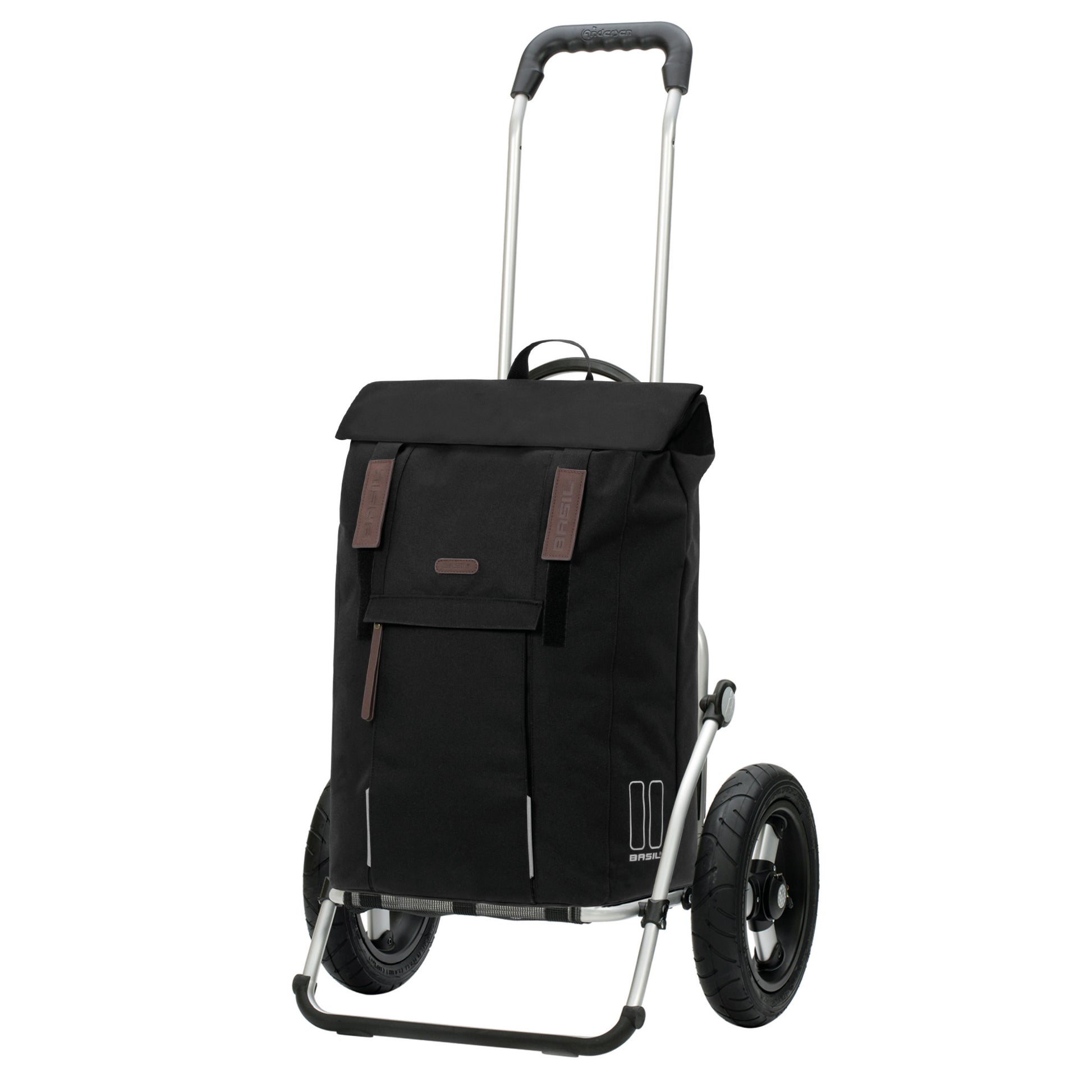 Andersen-Royal Shopper Basil City - Schwarz - Luft-Kugellagerrad 29 cm-shopping-trolley.ch