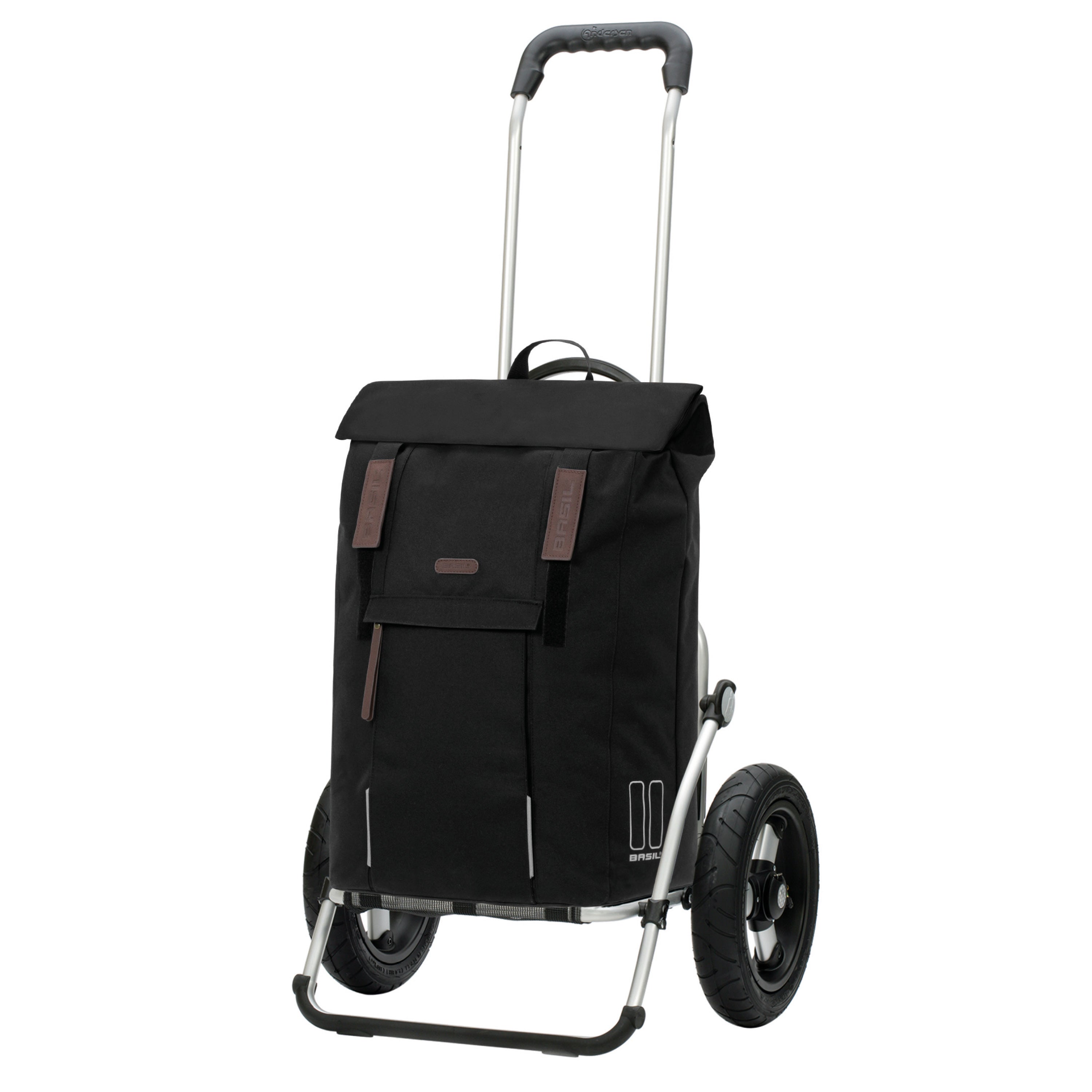 Andersen-Royal Shopper Basil City - Schwarz - Luft-Kugellagerrad 29 cm-shopping-trolley.ch