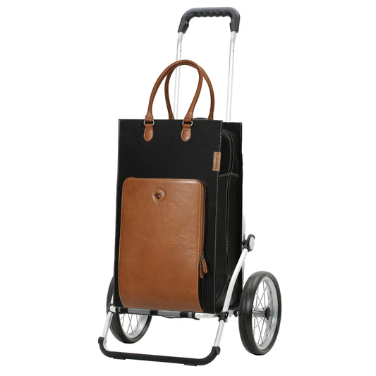Andersen-Royal Shopper (Metallspeichenrad 25 cm) Charu - braun-shopping-trolley.ch