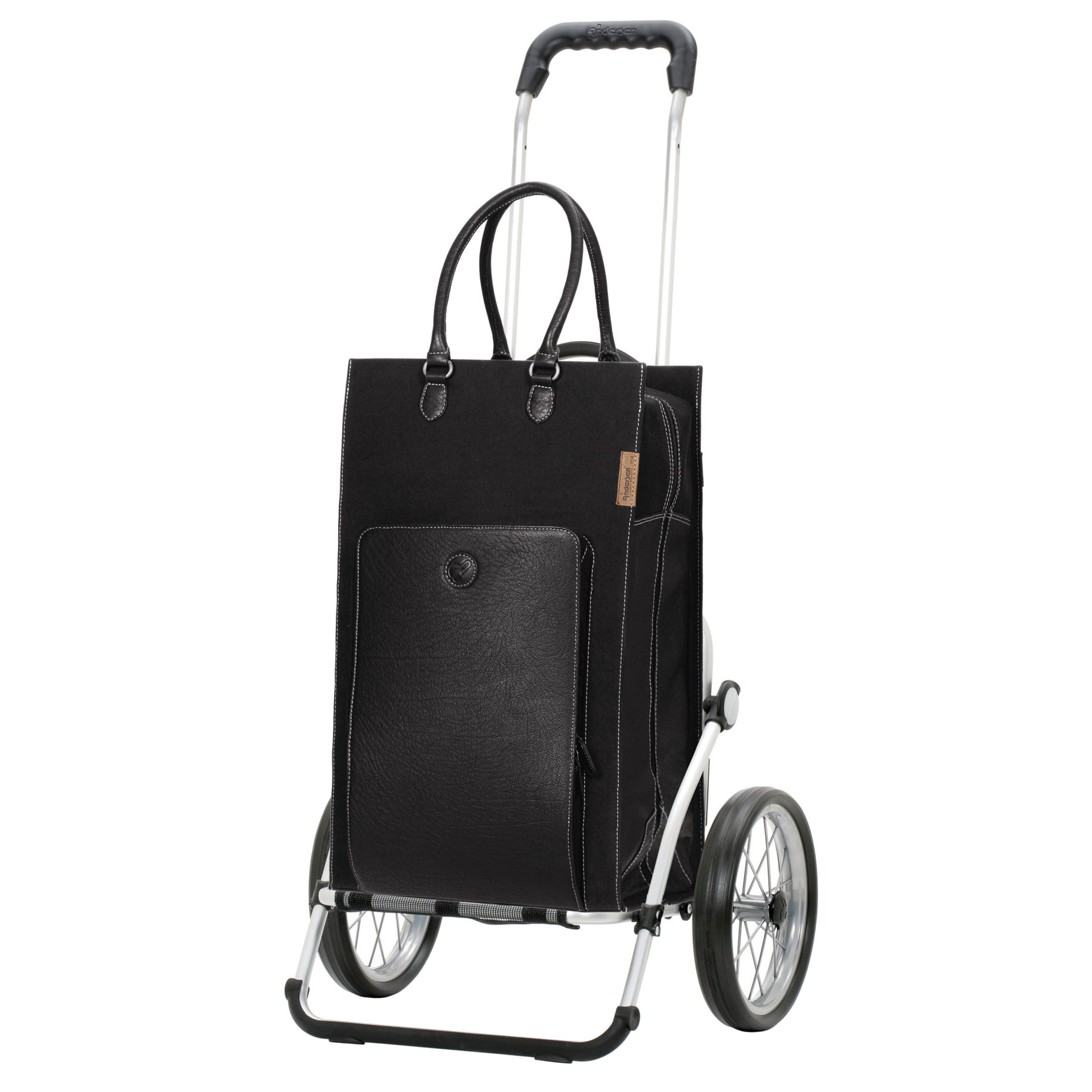 Andersen-Royal Shopper (Metallspeichenrad 25 cm) Charu - schwarz-shopping-trolley.ch