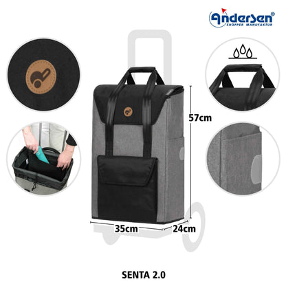 Royal Shopper (Dreispeichenrad 25 cm) Senta 2.0 - grau