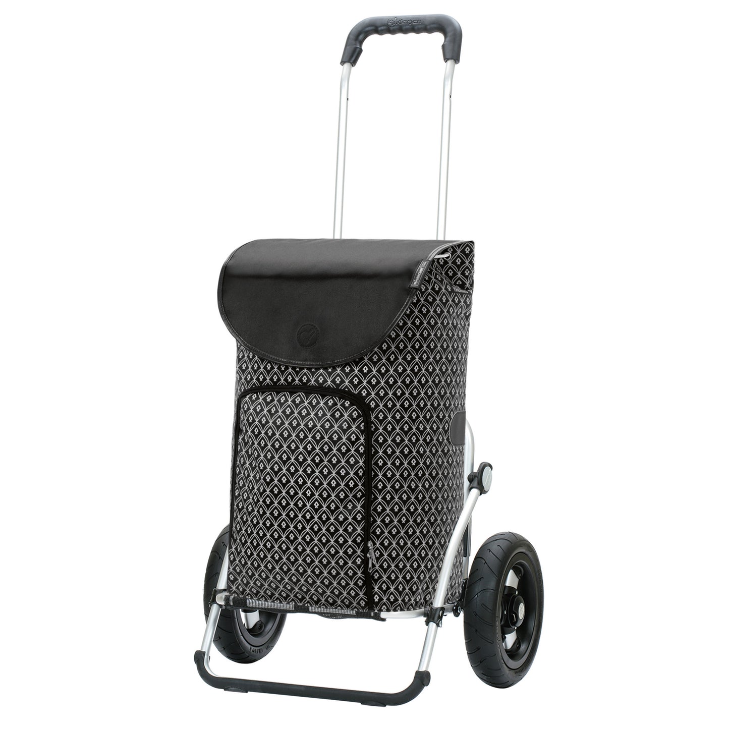 Andersen-Royal Shopper Famke - Schwarz - Luft-Kugellagerrad 25 cm-shopping-trolley.ch
