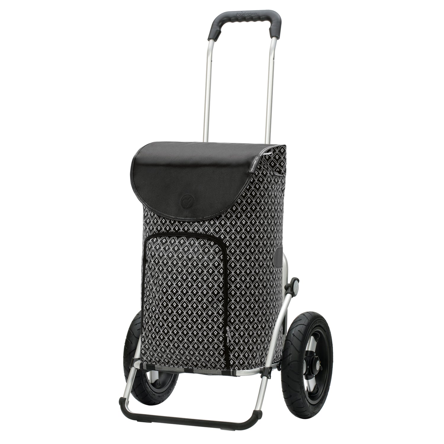 Andersen-Royal Shopper Famke - Schwarz - Luft-Kugellagerrad 29 cm-shopping-trolley.ch