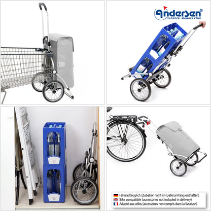 Andersen-Royal Shopper (Metallspeichenrad 25 cm) Gese - grün-shopping-trolley.ch