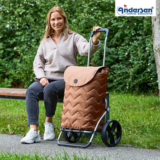 Andersen-Royal Shopper Hilma - Mousse - Leichtlaufrad 25 cm-shopping-trolley.ch