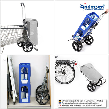 Andersen-Royal Shopper Hilma - Mousse - Leichtlaufrad 25 cm-shopping-trolley.ch