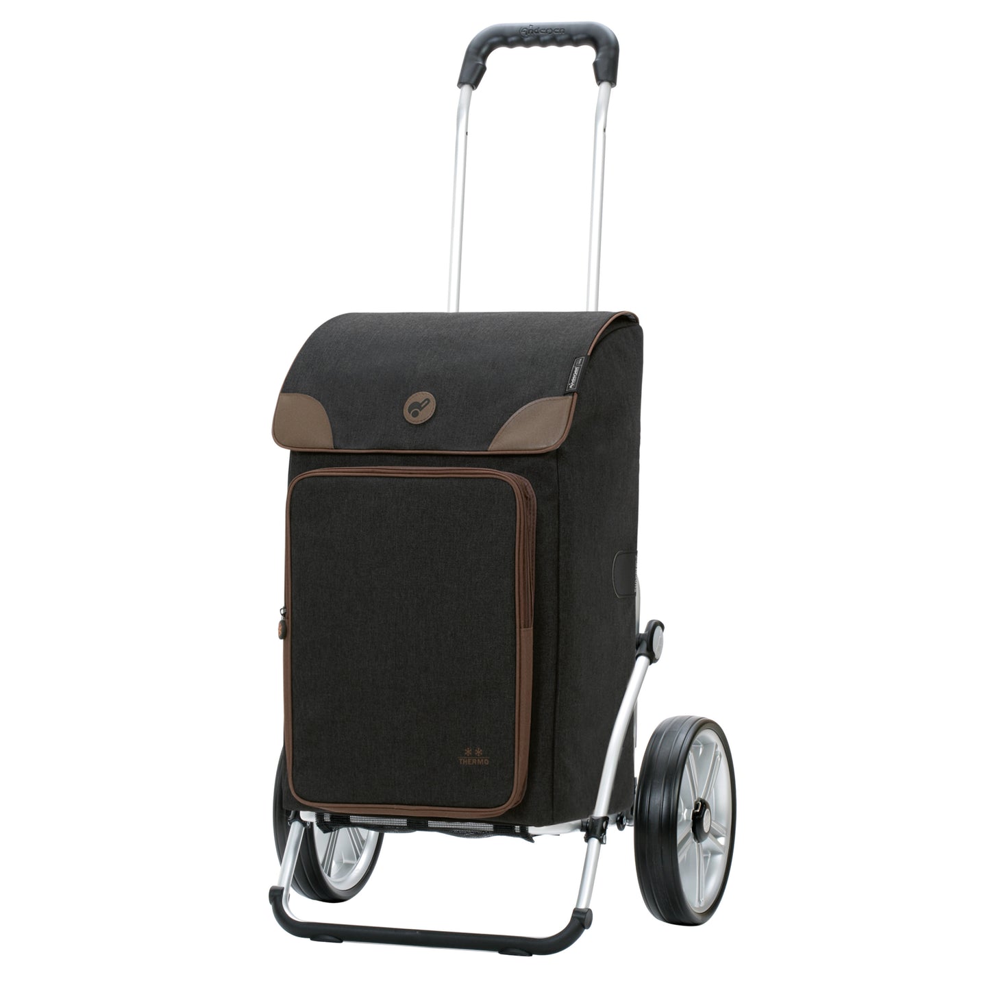 Andersen-Royal Shopper Holk - Schwarz - Kugellagerrad 25 cm-shopping-trolley.ch