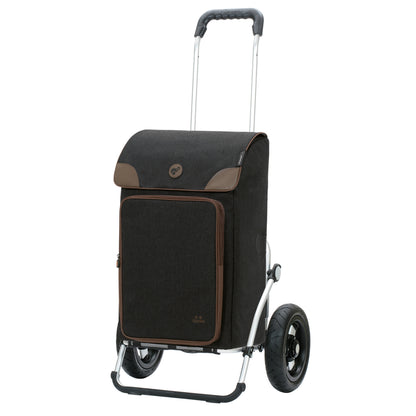 Andersen-Royal Shopper Holk - Schwarz - Luft-Kugellagerrad 25 cm-shopping-trolley.ch