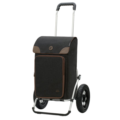 Andersen-Royal Shopper Holk - Schwarz - Luft-Kugellagerrad 29 cm-shopping-trolley.ch