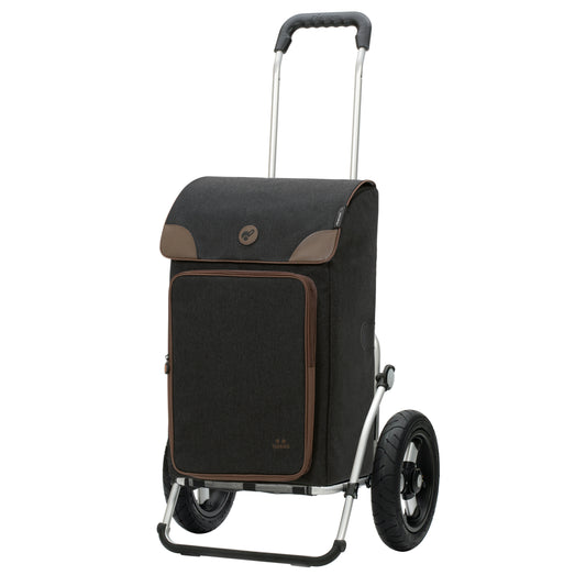 Andersen-Royal Shopper Holk - Schwarz - Luft-Kugellagerrad 29 cm-shopping-trolley.ch