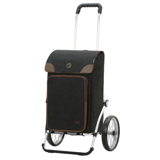 Andersen-Royal Shopper Holk - Schwarz - Metallspeichenrad 25 cm-shopping-trolley.ch