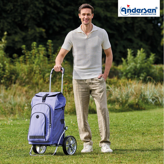 Andersen-Royal Shopper Hydro 3.0 - Flieder - Kugellagerrad 25 cm-shopping-trolley.ch