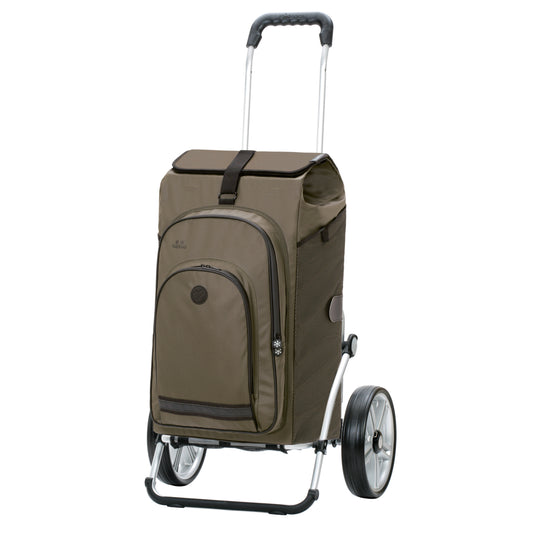 Andersen-Royal Shopper Hydro 3.0 - Oliv - Kugellagerrad 25 cm-shopping-trolley.ch